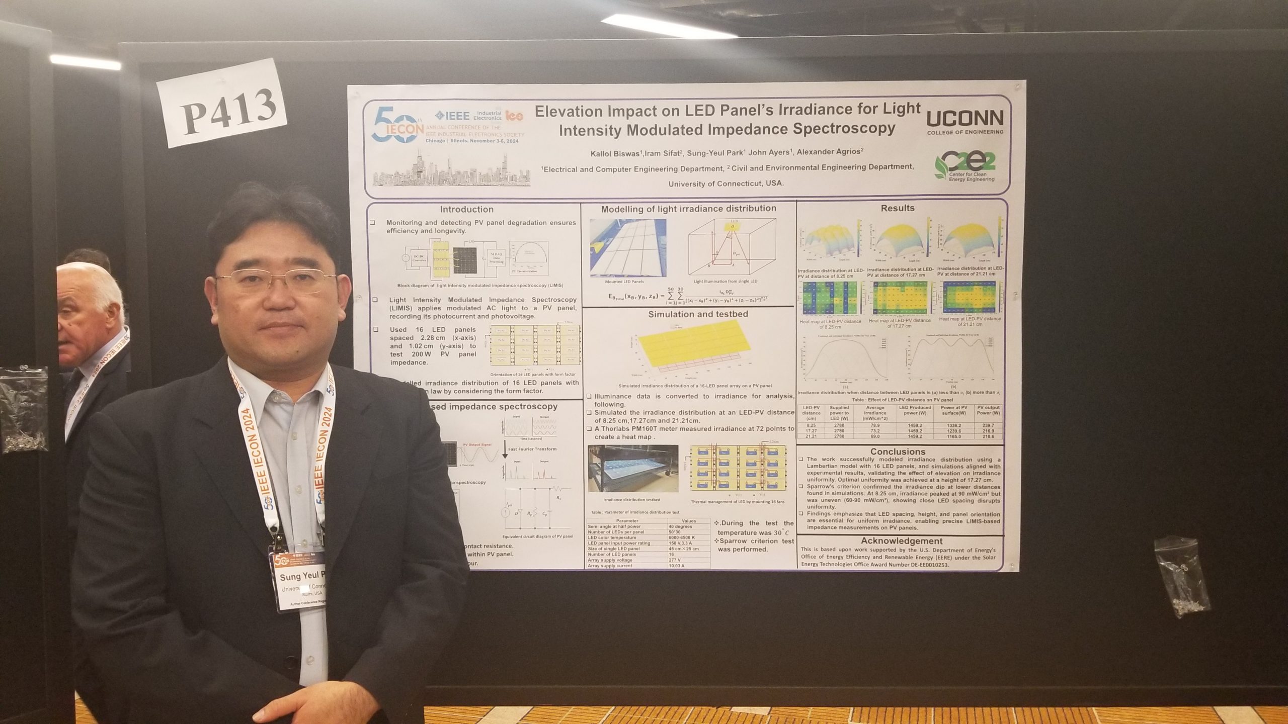 sung yeul park at a IEEE conference